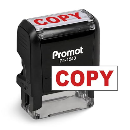 Promot Paid Stamp Self Inking Stamp - Paid Stamp for Office, Accounts Payable Stamp - Rubber Stamps for Retail Use, Red Ink Stamp, Self Inking Stamp for Business Supplies, Paid Stamper