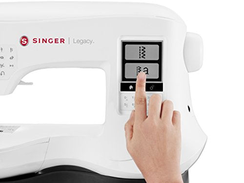 SINGER | Legacy SE300 Embroidery Machine with 200 Built-In Embroideries, LCD Touch Screen, & 250 Built-In Stitches - Sewing Made Easy