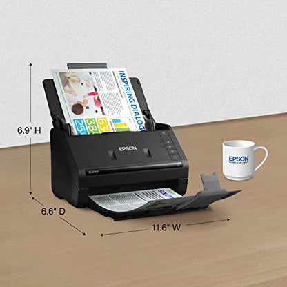 Epson Workforce ES-400 II Color Duplex Desktop Document Scanner for PC and Mac, with Auto Document Feeder (ADF) and Image Adjustment Tools