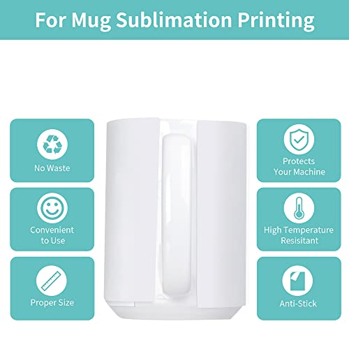 PYD Life 210 Sheets Butcher Paper for Sublimation Heat Press Sheets 8.3 x 9.4 Inch Fit 20 OZ Skinny Tumblers Print with Tumbler Heat Press No Cutting No Waste No Hassle Protect Heat Press