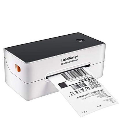 LabelRange Ecommerce Label Printer, Bluetooth Thermal Shipping Label Printer, 4x6 Thermal Printer Compatible with Android, iOS, Windows, Amazon, Ebay, Shopify, Etsy, USPS, Pirate Ship, Shippo