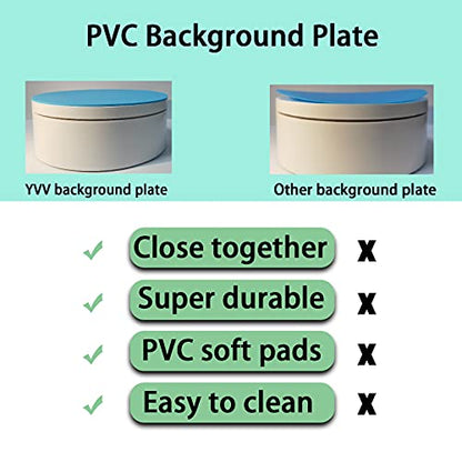 YVV Turner Cup Rotating Display Stand for Epoxy Glitter Tumbler, 360 Degree Automatic Mute Rotating Turntable for Photography Products Tumbler Making Supplies Spinner 4.72 * 1.77in Motorized Rotation