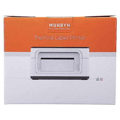 MUNBYN Shipping Label Printer RealWriter 941, 4x6 Label Printer for Shipping Packages, USB Thermal Printer for Home Shipping Small Business, Compatible with macOS, Windows (USB Only)