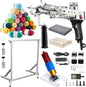 BESGEER Rug Tufting Gun Starter Kit with Metal Frame with Carpet Trimmer - 2 in 1 Cut & Loop Pile Carpet Gun& Carpet Carving Clippers, Rug Tufting Gun Kit with Tufting Frame (Black)