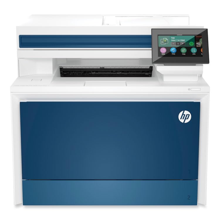 HP Color LaserJet Pro MFP 4301fdn Printer, Print, scan, copy, fax, Fast speeds, Easy setup, Mobile printing, Advanced security, Best-for-small teams, 16.6 x 17.1 x 15.1 in,white