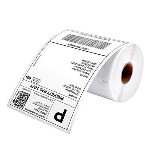 MUNBYN Thermal Direct Shipping Labels (Pack of 500, 4x6 Labels Per Roll) - Commercial Grade