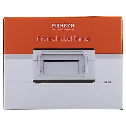 MUNBYN Shipping Label Printer RealWriter 941, 4x6 Label Printer for Shipping Packages, USB Thermal Printer for Home Shipping Small Business, Compatible with macOS, Windows (USB Only)