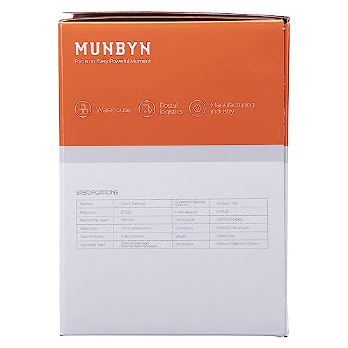 MUNBYN Shipping Label Printer RealWriter 941, 4x6 Label Printer for Shipping Packages, USB Thermal Printer for Home Shipping Small Business, Compatible with macOS, Windows (USB Only)
