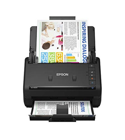 Epson Workforce ES-400 II Color Duplex Desktop Document Scanner for PC and Mac, with Auto Document Feeder (ADF) and Image Adjustment Tools