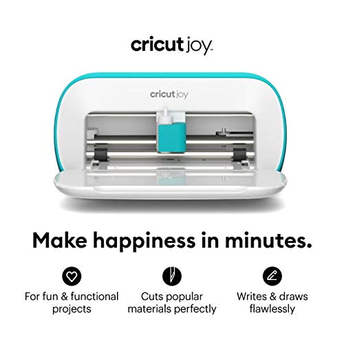 Cricut Joy Machine with Insert Cards, Smart Vinyl, Cutting Mats and Tool Set Bundle - Compact Tool for DIY Customized Crafts, Cards, Home Decor Projects and Decals, Beginner Craft Cutting Machine Kit