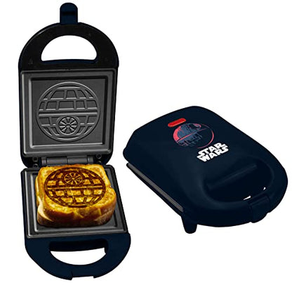 Uncanny Brands Jurassic Park Grilled Cheese Maker- Panini Press and Compact Indoor Grill- Opens 180 Degrees for Burgers