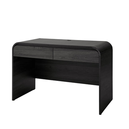 Juliet Rounded Arc Desk, Rich Black Finish
