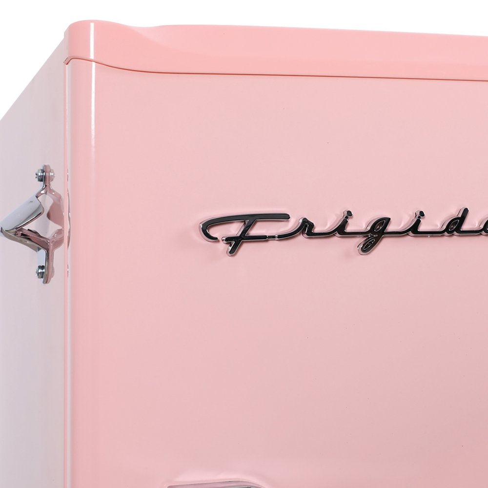 EFR376-C-PINK 3.2-Cu.-Ft. 65-Watt Retro Bar Fridge with Side Bottle Opener (Pink)