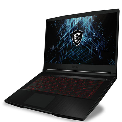 GF63 Thin 15.6" Gaming Laptop, FHD 144Hz, Intel Core I5-11400H, NVIDIA Geforce RTX 3050, 8GB Memory, 512GB Nvme SSD, Windows 11, 11UC-692