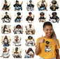 Dtf Transfers Ready to Press - 20 Pcs African American Women Iron on Transfers for T-Shirts Black Girl Heat Transfer Vinyl Patches Decals for Clothes Bag Pillow DIY Decor