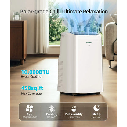 Portable Air Conditioners 6000 BTU, Portable Ac Units for Bedroom with Fan & Dehumidifier, 24H Timer with App/Remote/Timer/Led Display