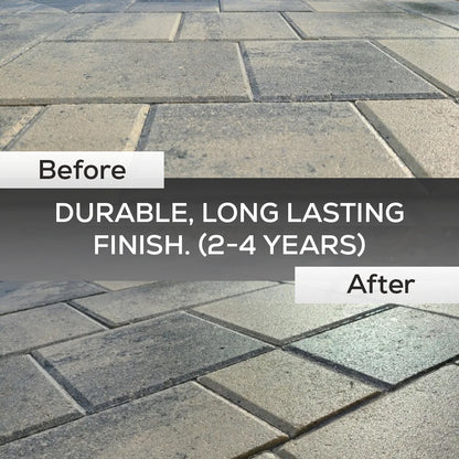 SG plus High Gloss Concrete and Paver Sealer, Wet Look, Acrylic Water Based, 1 Gal
