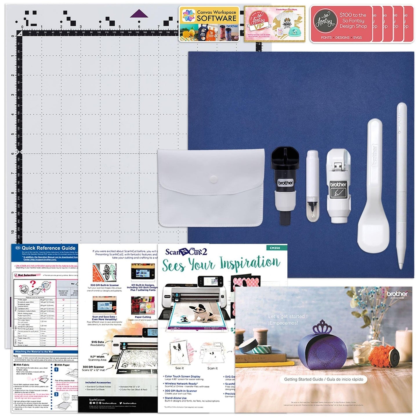 Brother SP-1 Sublimation Printer with Scanncut Fabric & Vinyl Cutter