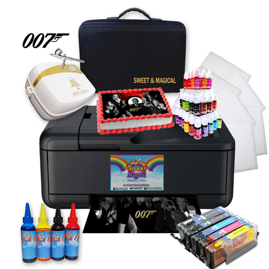 Cake Topper Image Printer, Edible Ink Cartridges,007 Bundle
