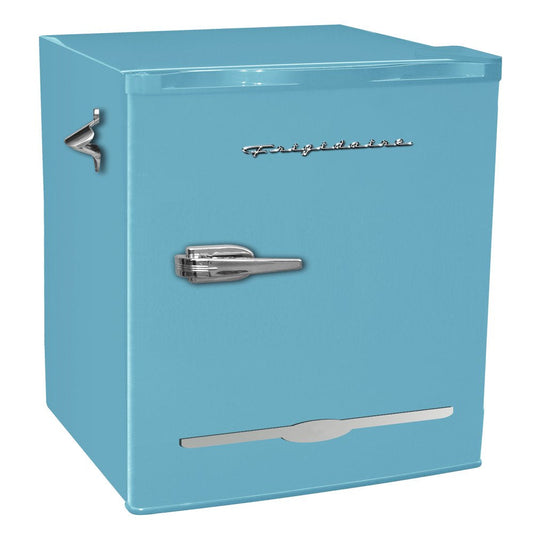 3.2 Cu Ft Retro Mini Fridge with Side Bottle Opener EFR376, Blue