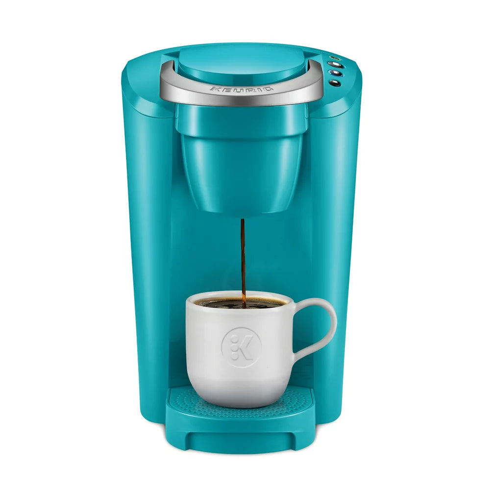 K-Compact Single-Serve K-Cup Pod Coffee Maker, Turquoise