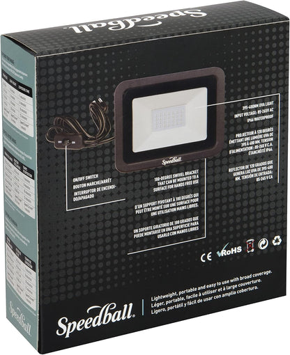 30W LED UV Exposure Lamp - Professional Screen Printing Light with 180° Swivel Mount - 395-400Nm UV-A for Photo Emulsion