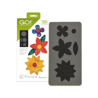 GO! Flower Bunch Fabric Cutting Applique Die