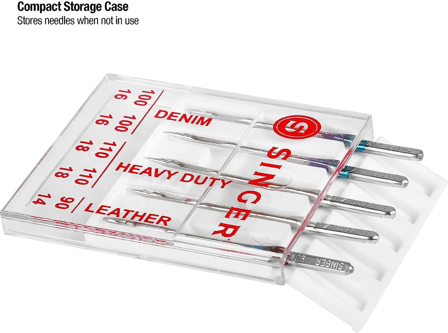 Singer 04801 Universal Heavy Duty Sewing Machine Needles, 5-Count