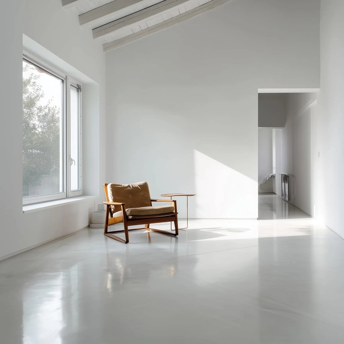 Porch & Floor Paint, Fast-Drying Wood and Concrete Paint, White, 5 Gallon