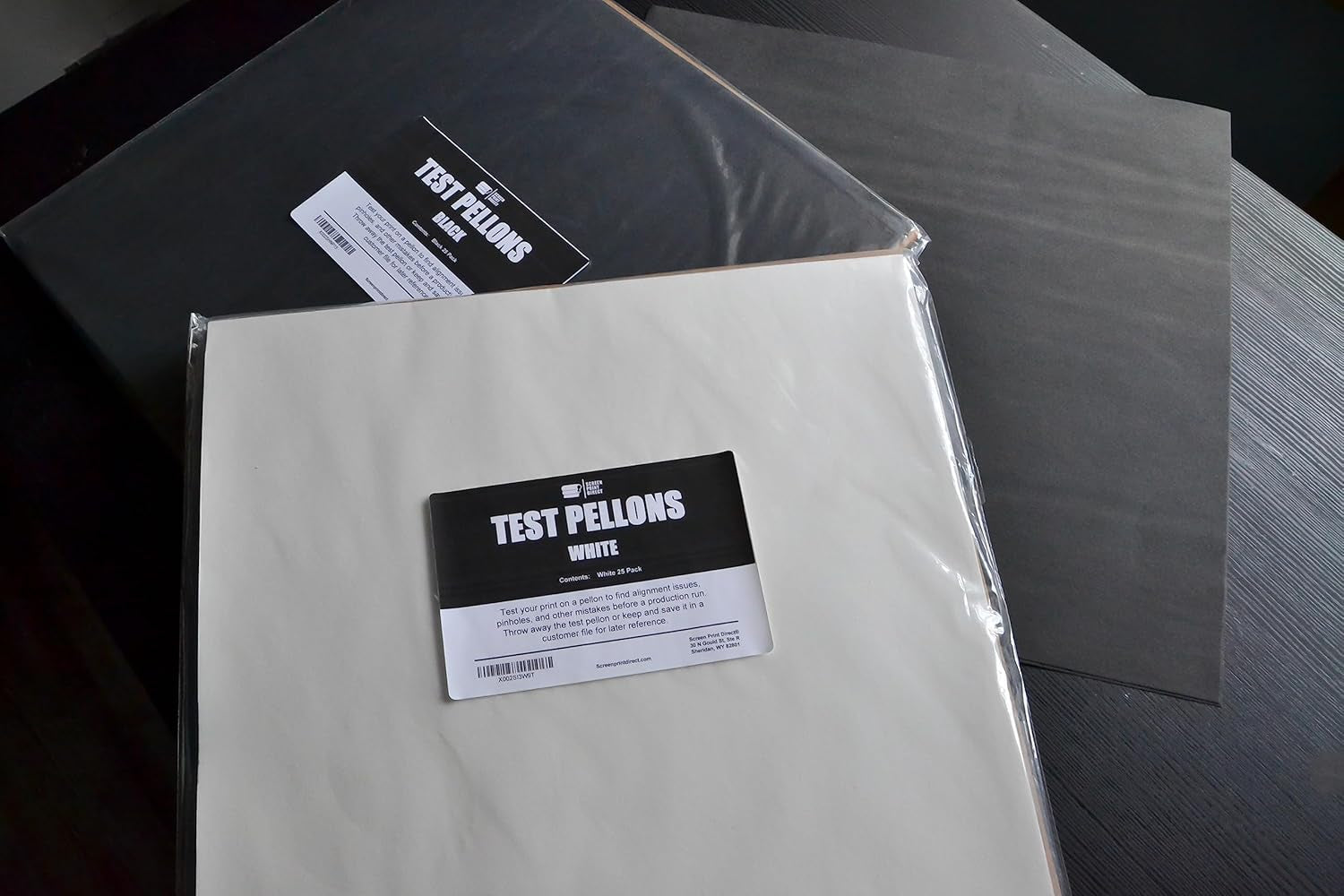 Ecotex® Screen Printing Test Pellons (White - 15" X 15" - 25 Pack) Disposable Test Screen Sheets for Screen Printing Pallet, Test Pellon Squares for Screen Printing Ink - Screen Printing Supplies