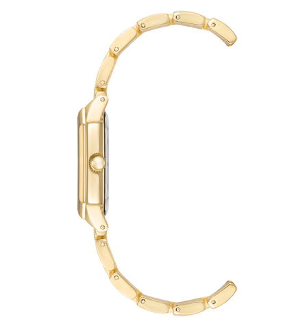 Gold Tone Metal Bracelet Ladies Watch