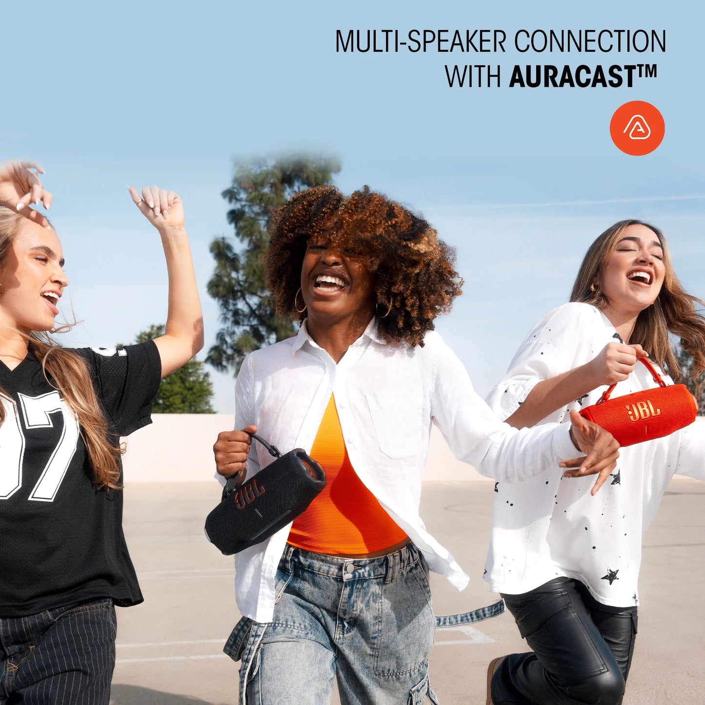 Charge 6 - Portable Waterproof & Drop-Proof Bluetooth Speaker, Bold  Pro Sound with AI Sound Boost, 28Hrs of Playtime, Built-In Powerbank & Comes with a Sturdy/Removable Carrying Strap (Black)