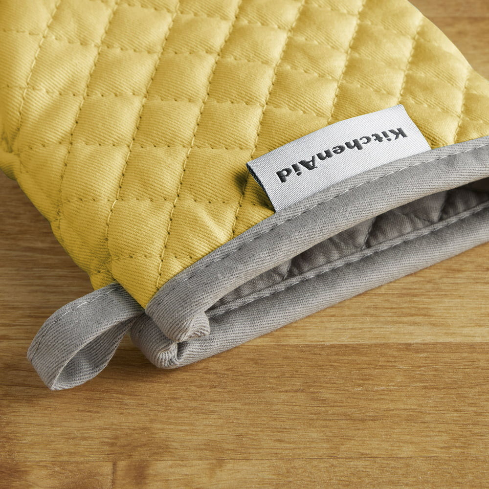 Asteroid Mini Oven Mitt Set, Buttercup Yellow, 5.5"X8", Set of 2