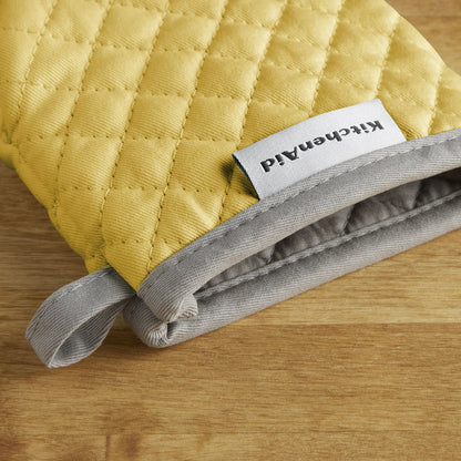 Asteroid Mini Oven Mitt Set, Buttercup Yellow, 5.5"X8", Set of 2