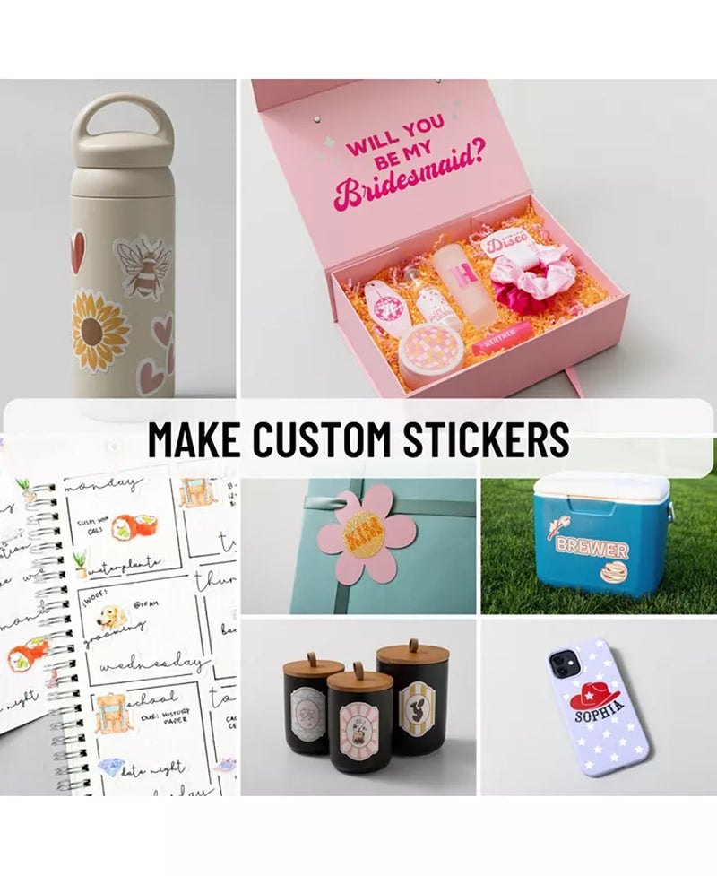 Maker 4 Craft Cutting Machine with Ultimate Sticker Making Bundle