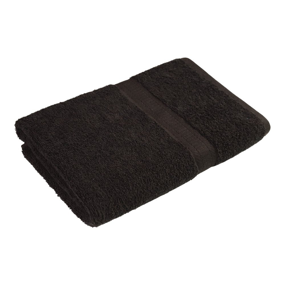 Solid Bath Towel, Rich Black