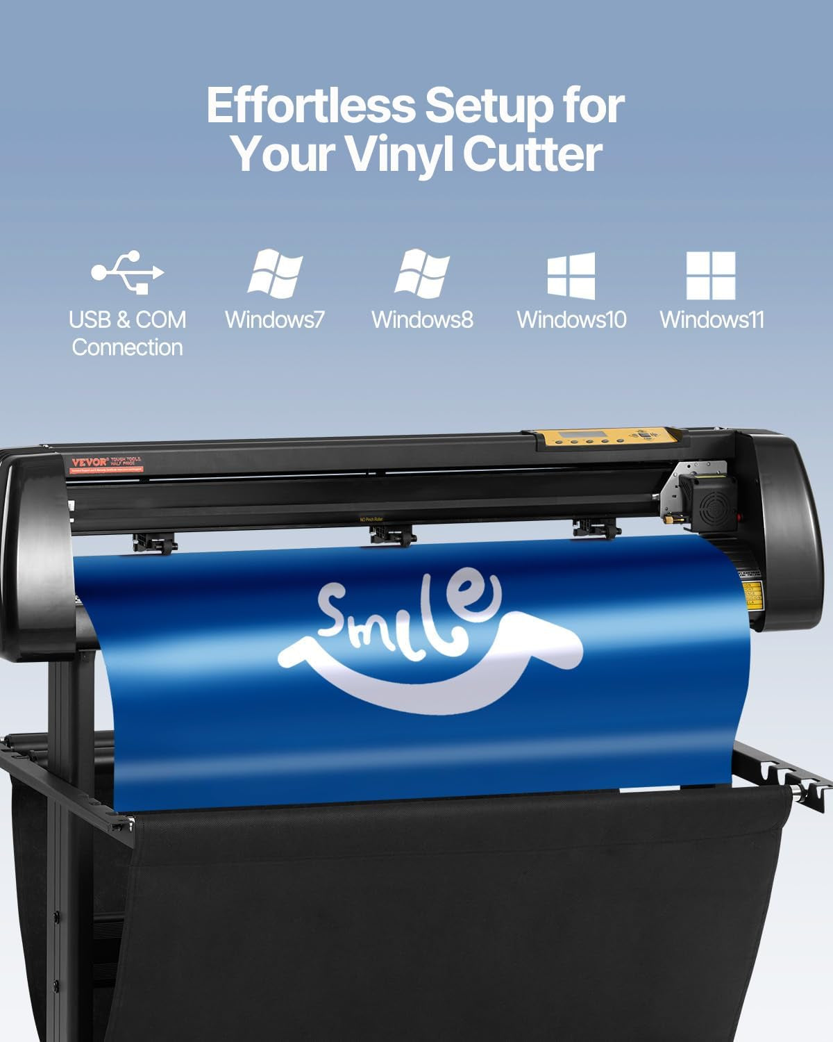 Vinyl Cutter 34Inch Bundle, Vinyl Cutter Machine Manual Vinyl Printer LCD Display Plotter Cutter Sign Cutting with Signmaster Software for Design and Cut,With Supplies, Tools