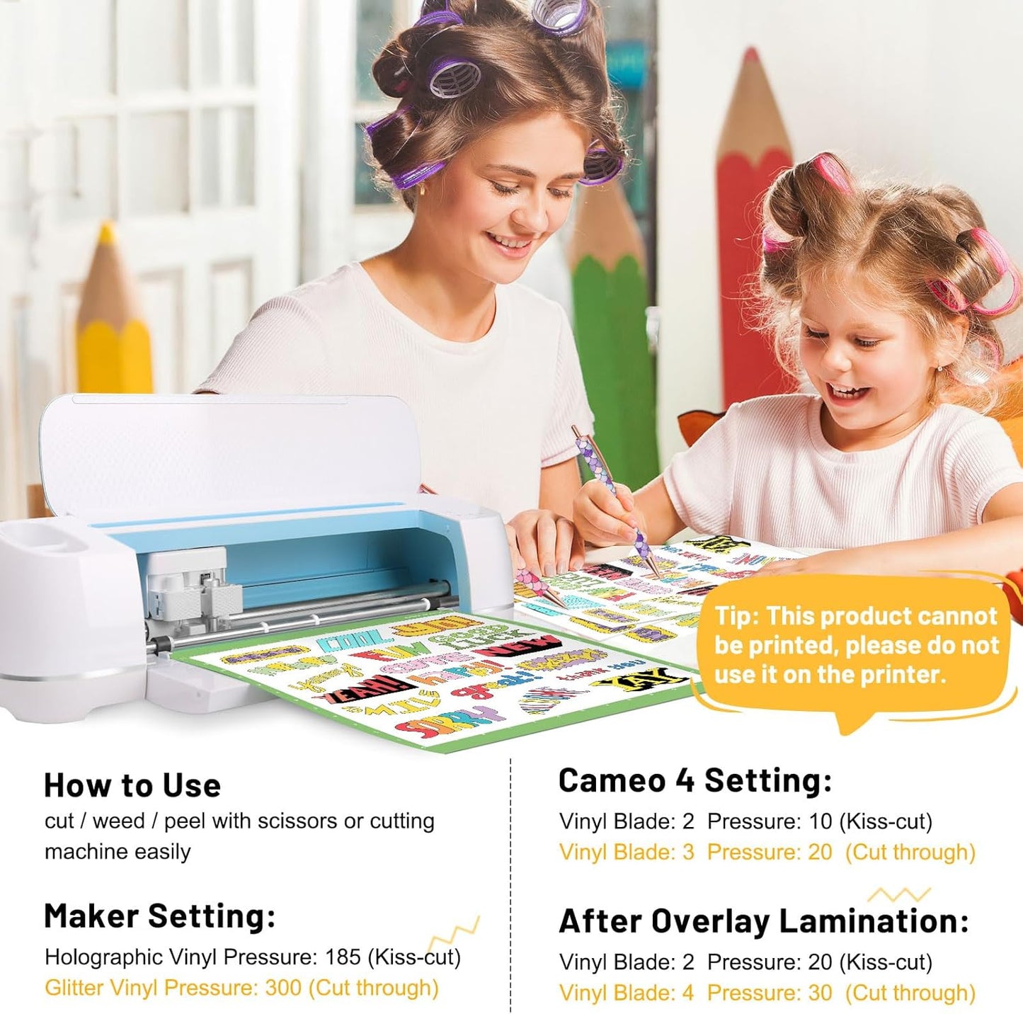 Matte Laminating Sheets Clear Laminate Sheets Sticker Paper for Inkjet Printer Clear Laminate Sheets for Printable Vinyl Sticker Paper, Photo Paper, Labels 8.26" X 11.69" A4 28 Sheets, Matte