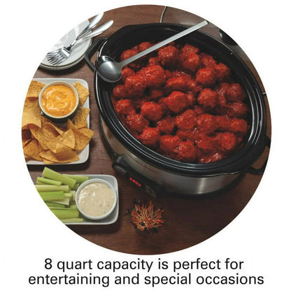 8 Quart Programmable Slow Cooker Model 33480