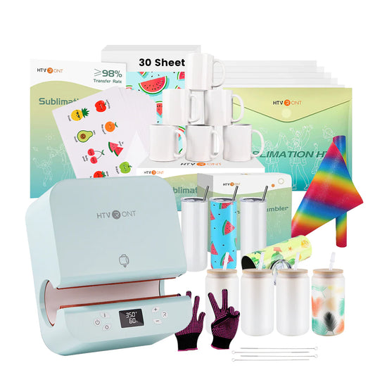 Auto Tumbler Heat Press Machine 120V +Super Valued Bundle