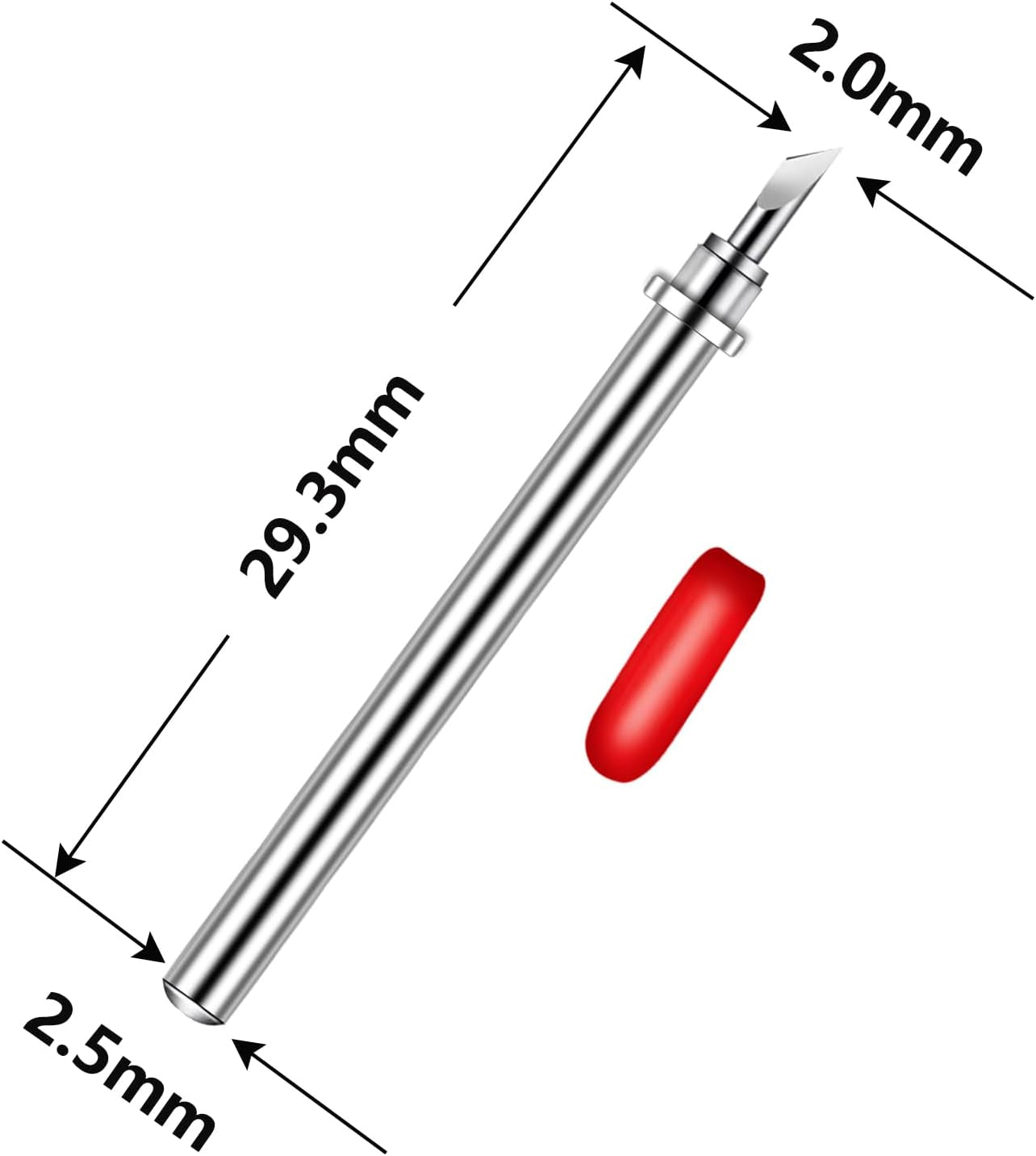 5 Pack Auto Blade CADXBLD1 for Brother Scanncut Dx,Using Higher Strength Tungsten Steel Material
