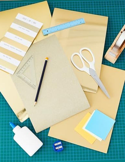 Sizzix, Gold, Surfacez-Opulent Cardstock , 50 Pack, 8X11.5 Inches
