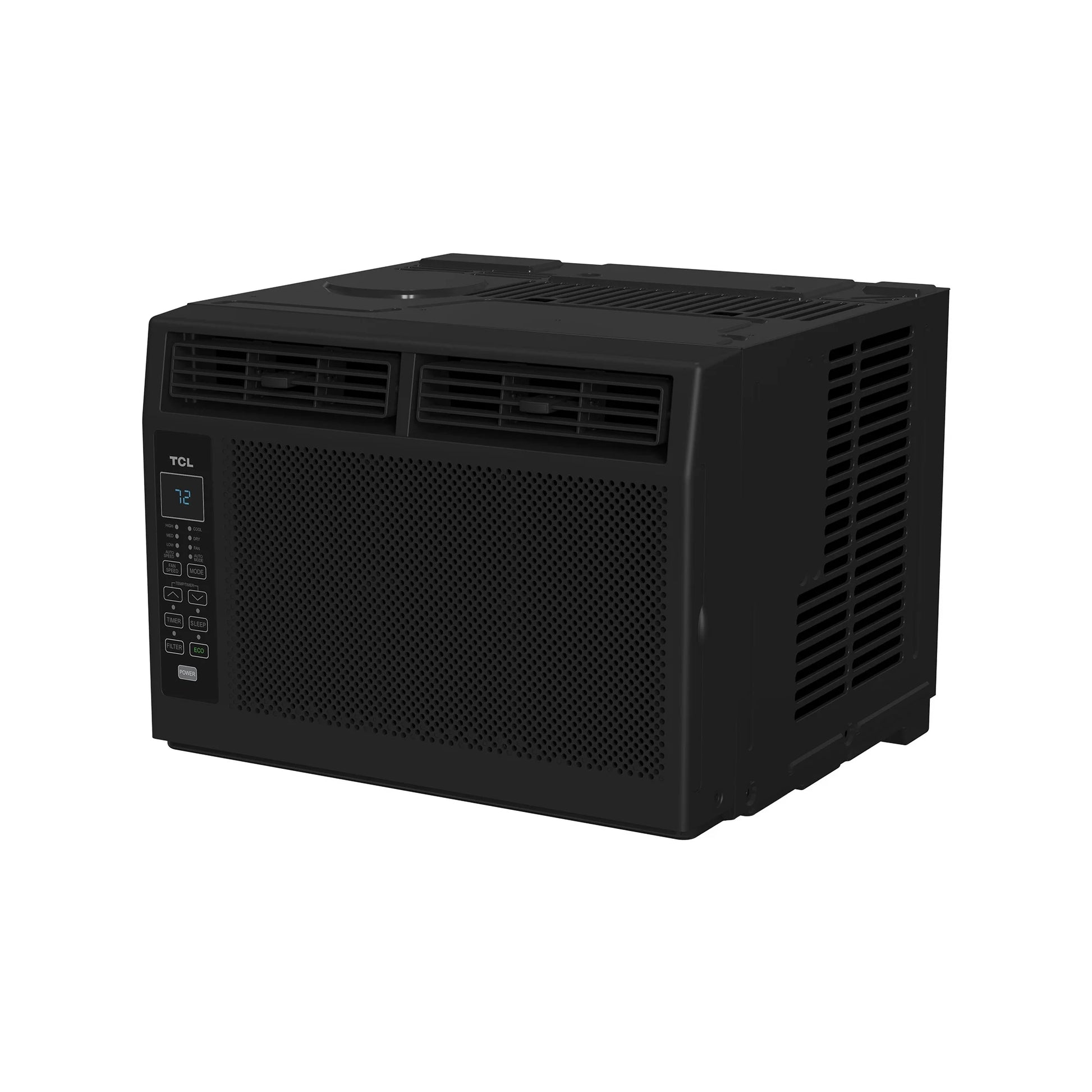 6,000 BTU Window Air Conditioner, 250 Sq. Ft., LED Display, Included Remote, Black, W6W32-B