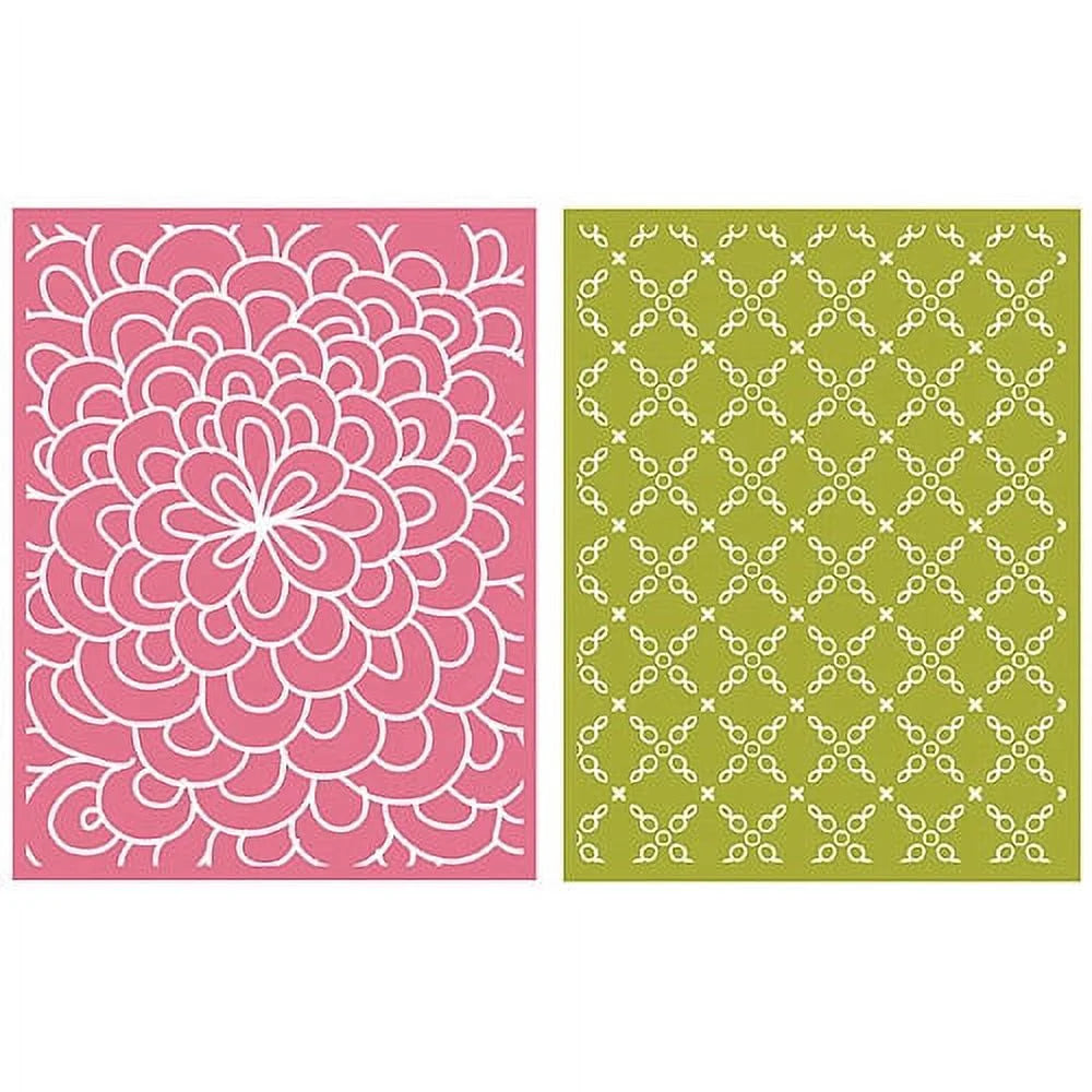 Goosebumpz A2 Embossing Folders 2/Pkg-Bloom