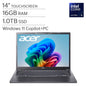 Acer Aspire 14" AI Copilot+ PC - Intel Core Ultra 5 226V – WUXGA (1920 X 1200) Touchscreen Display - 16GB RAM - 1TB SSD - Windows 11 Home – Steel Gray