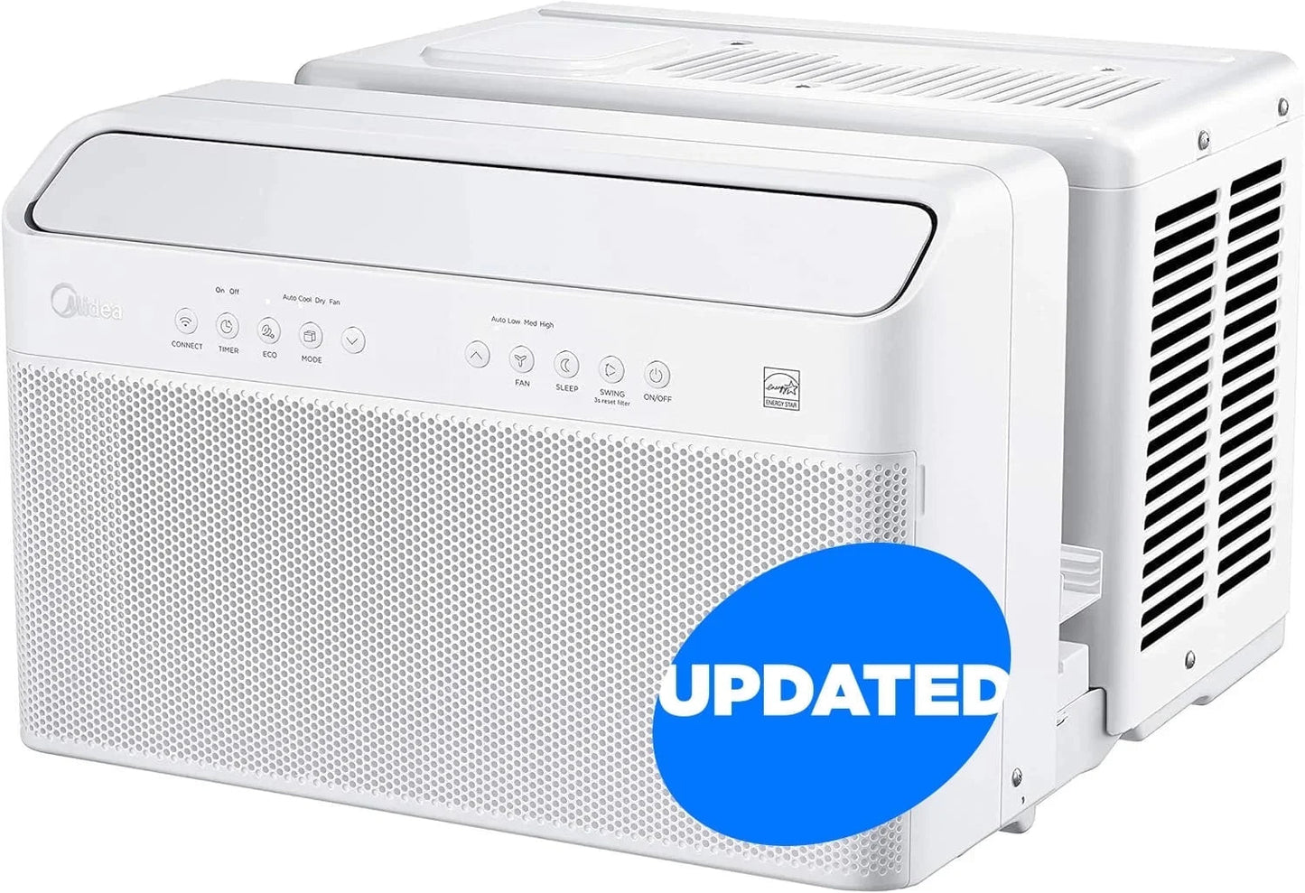 8,000 BTU Smart Inverter U-Shaped Window Air Conditioner, MAW08W1QWT-T, Updated