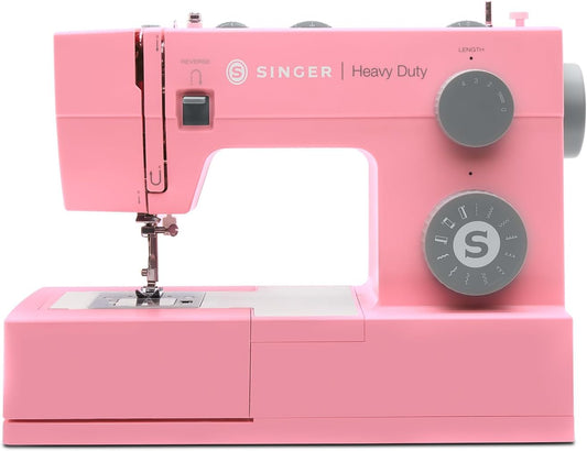 SINGER 4411 Heavy Duty Pink Sewing Machine with Accessories | High Speed, 69 Stitch Applications, Strong Motor, Metal Frame, LED Light & 4-Step Buttonhole