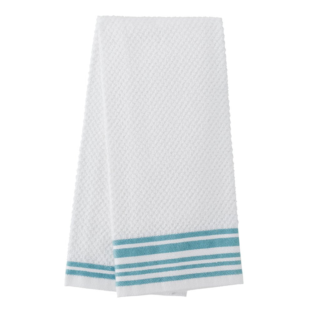 4-Pack 16”X26” Woven Kitchen Towel Set, Topaz