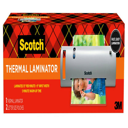 TL902 Thermal Laminator, White, 9 In., 1 Laminating Machine