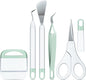WORKLION Vinyl Weeding Tools Set- Craft Weeding Tools for Vinyl Precision Crafting Tools Kit Including Sticker Tweezers, Scissors, Spatula, Weeder, Scraper